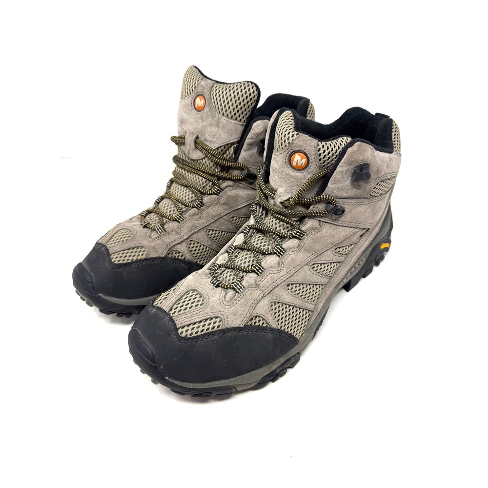 Merrell Mesa Ventilator II Mid Walnut Mens Hiking Boots Brown 14 80425 Vibram